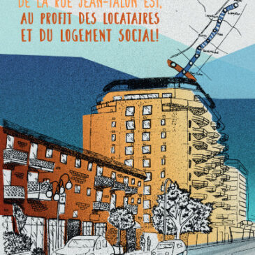 Pour un développement urbain de de la rue Jean-Talon Est au profit des locataires et du logement social!