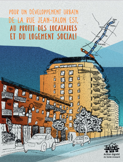 Pour un développement urbain de de la rue Jean-Talon Est au profit des locataires et du logement social!